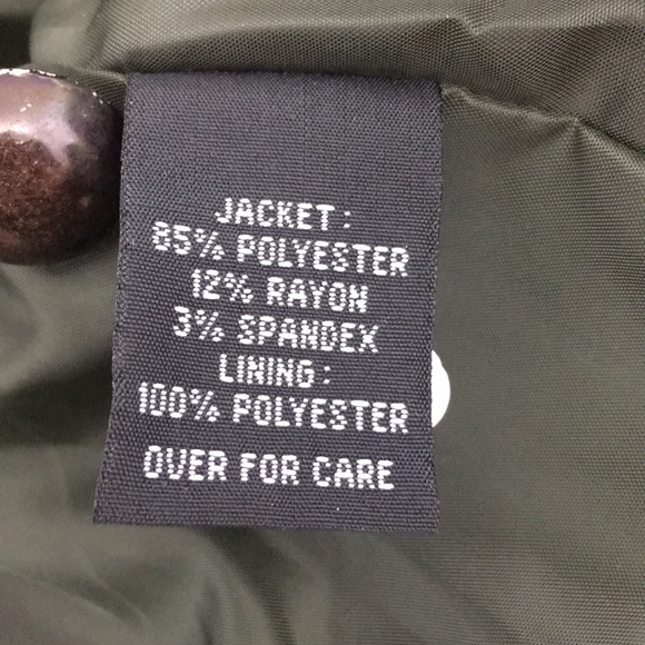 A. Byer Green Polyester Button Jacket *NWOT* - Picture 7 of 8